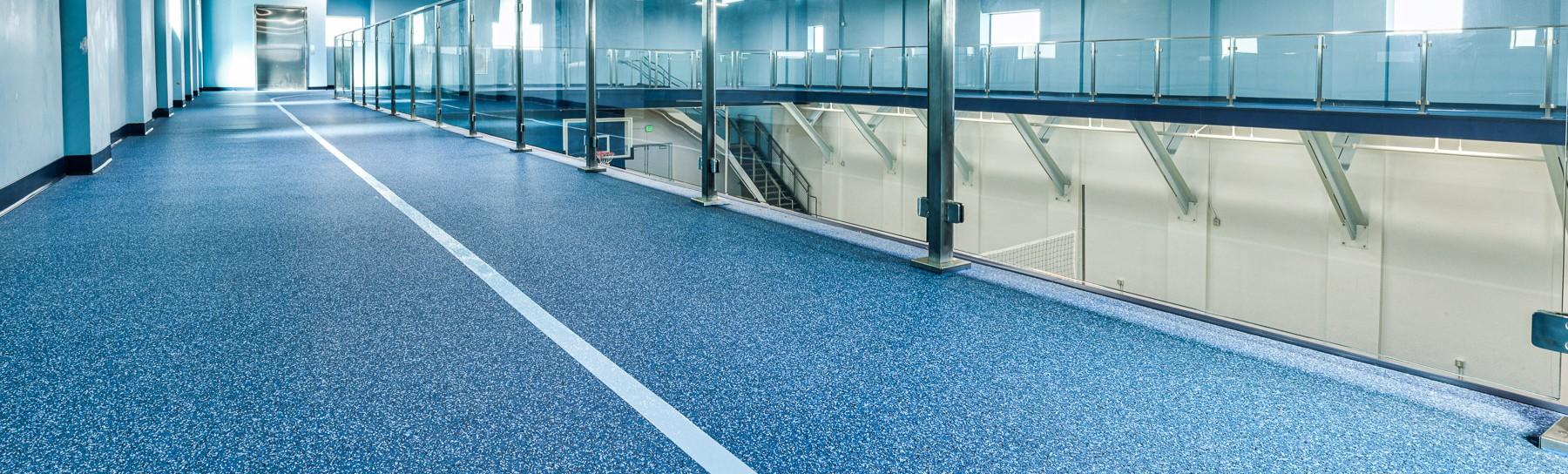 A running track with Performance Rally