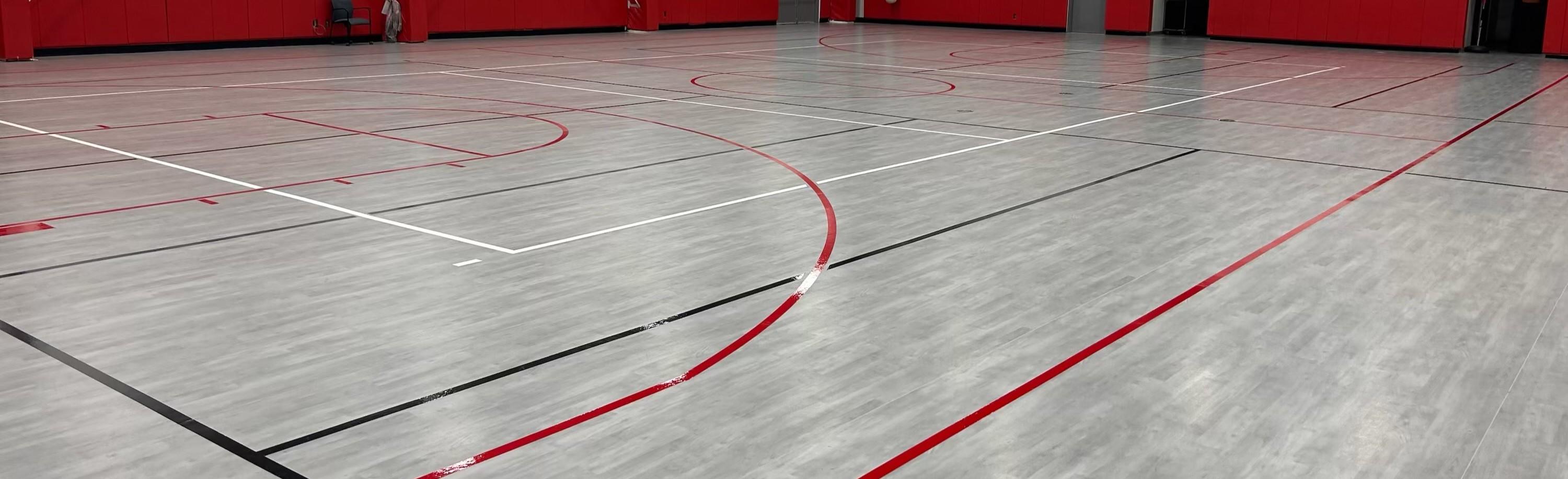 A court with Baller Motivate Class I as the flooring