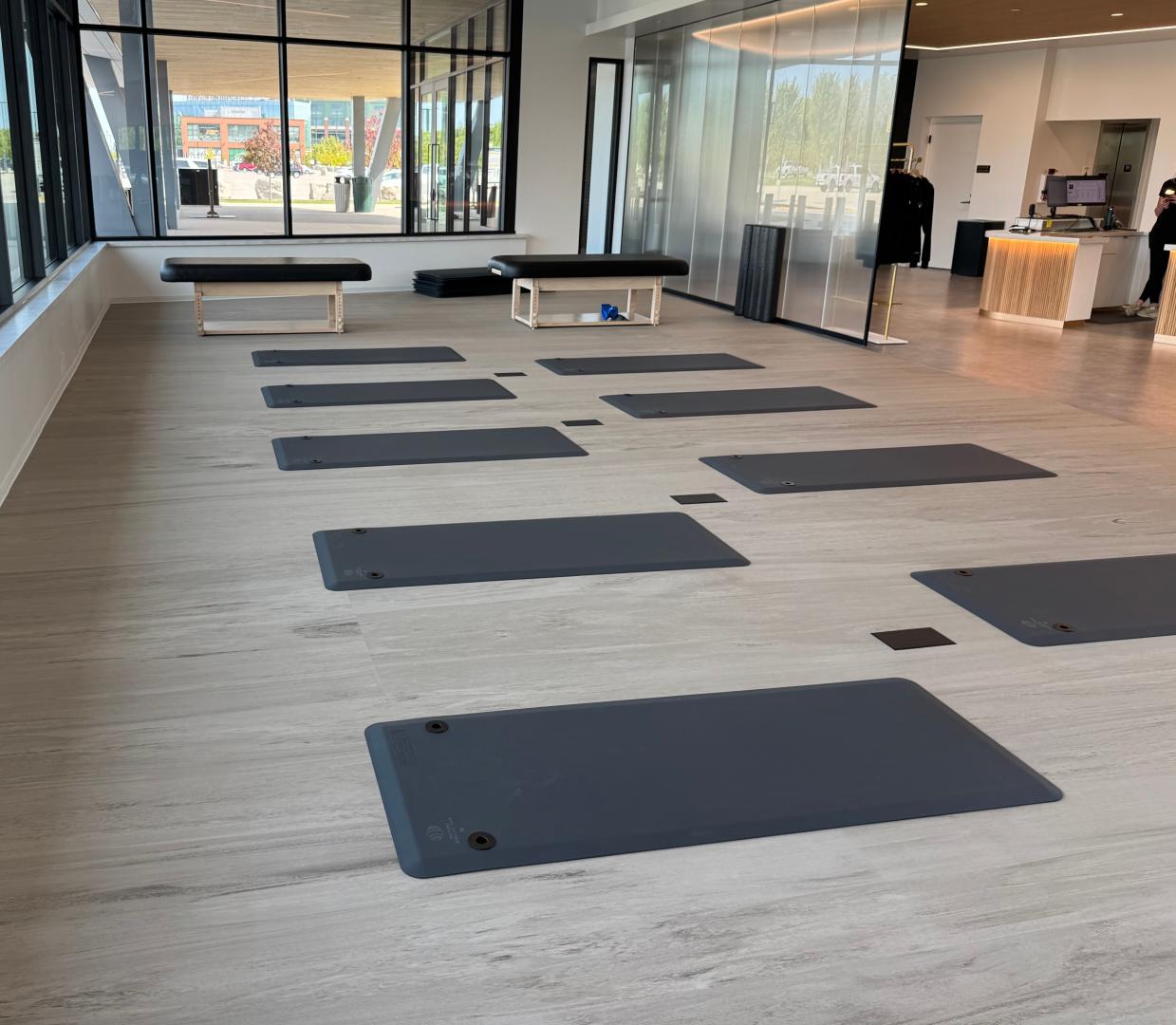 A studio with Moxie Motivate Plus installed