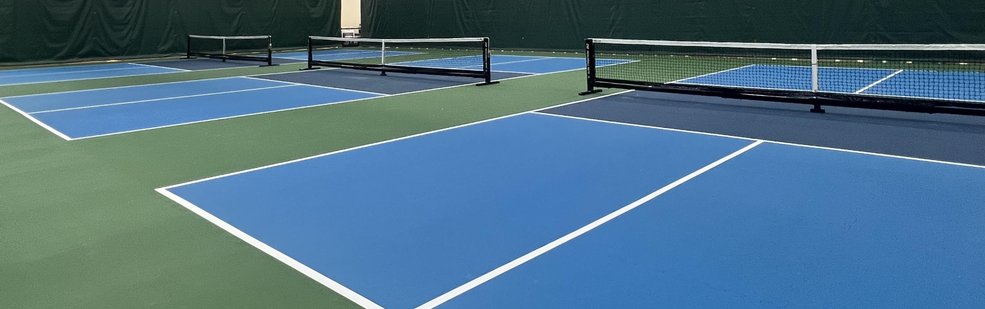 Two MODcourt Pickle courts side by side